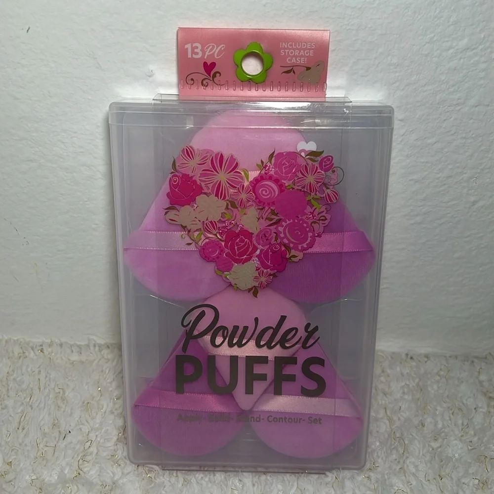 Powder Puffs Set, build blend, contour‎ set